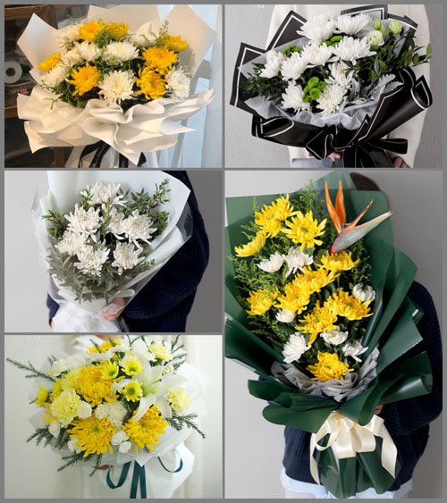 湖北孝感市云梦县隔蒲潭镇白事花束代送